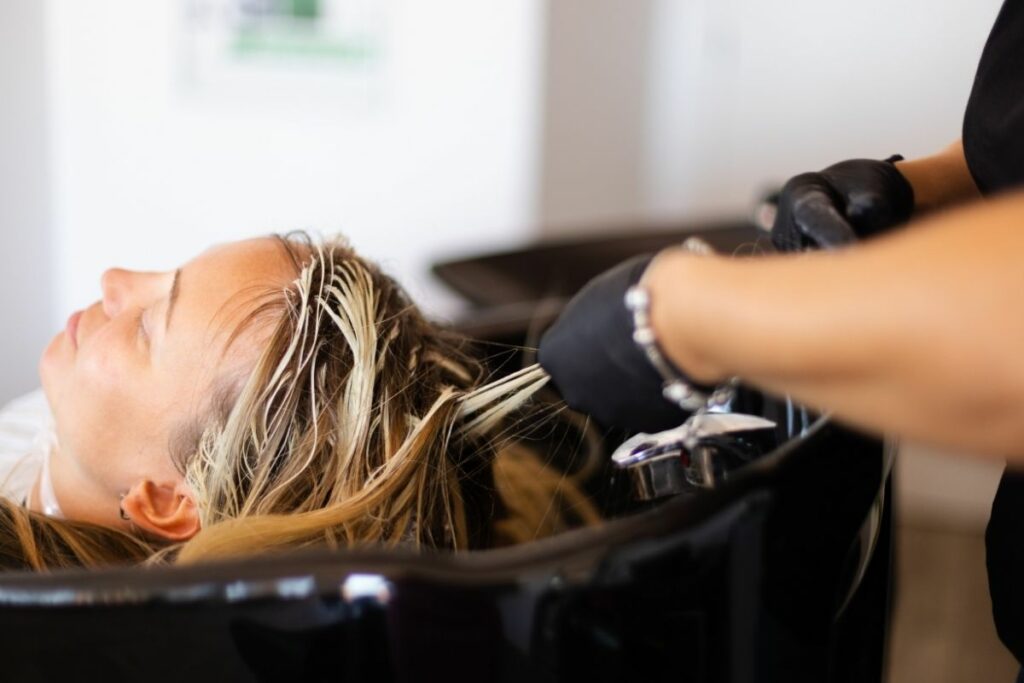 Hair Foils Blonde Highlights